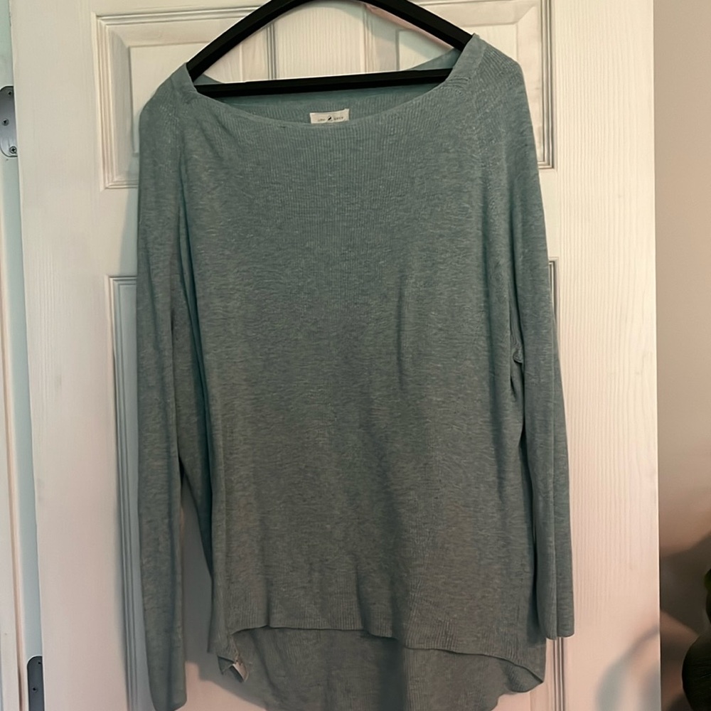 Lou and grey light blue sweater. Thin material